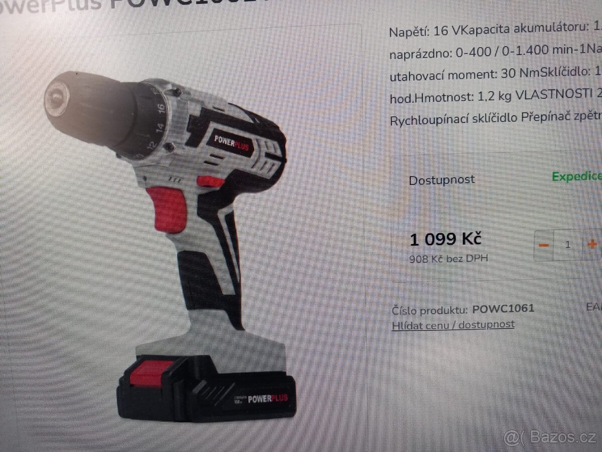 AKU ŠROUBOVÁK / VRTAČKA - 3