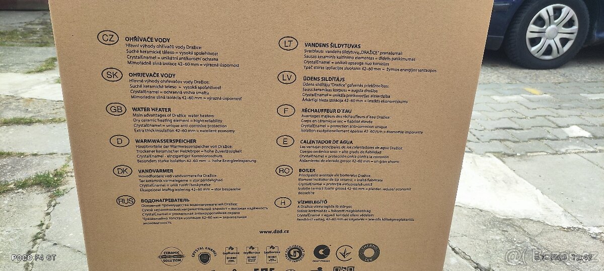 Nový Elektrický ohřívač vody OKCE 125 - 3