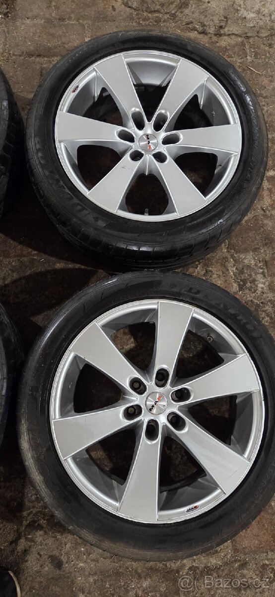 Alu kola R20 6x139,7 mak, Toyota land cruiser, letní 265/45 - 3