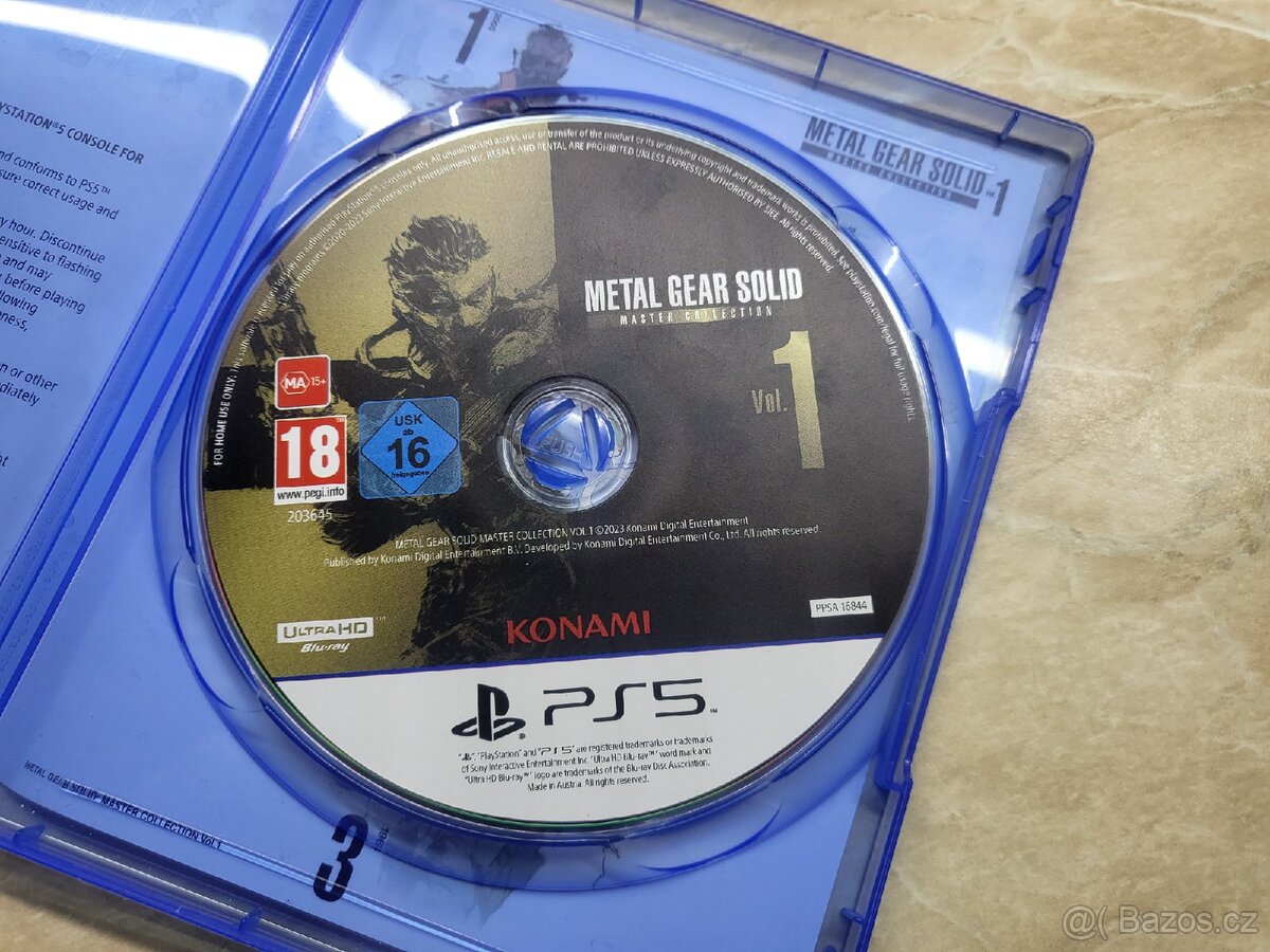 PS5 Metal Gear Solid Master Collection Volume 1 - 3