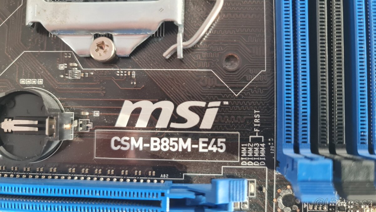 MSI H81M‑E45 + Intel i5‑4590 4‑jadro - 3