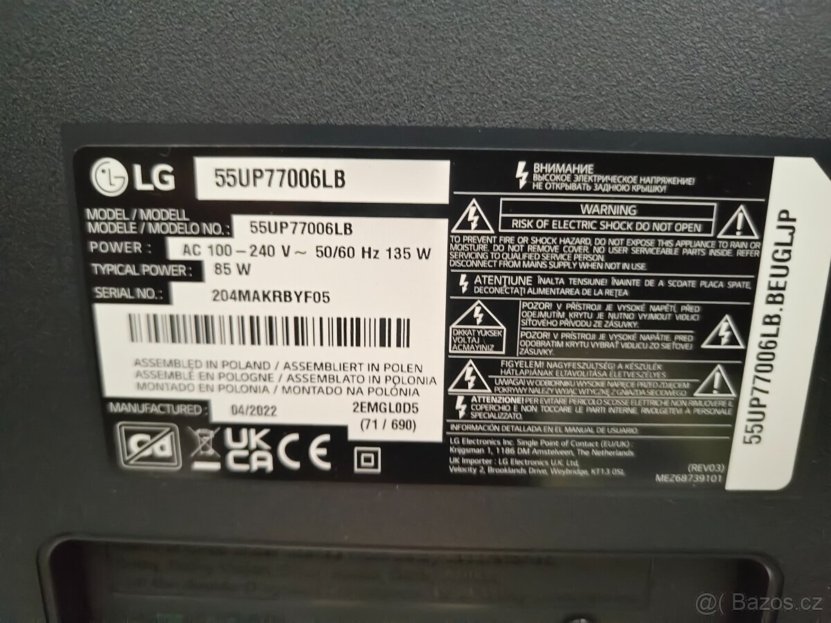 Televize LG 55" 4K Smart TV - 3