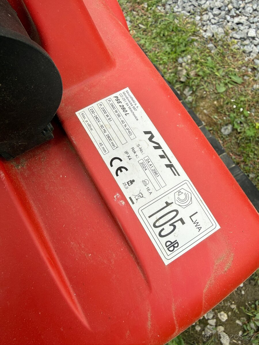Zahradní drtič MTF PSE 280 L - 3