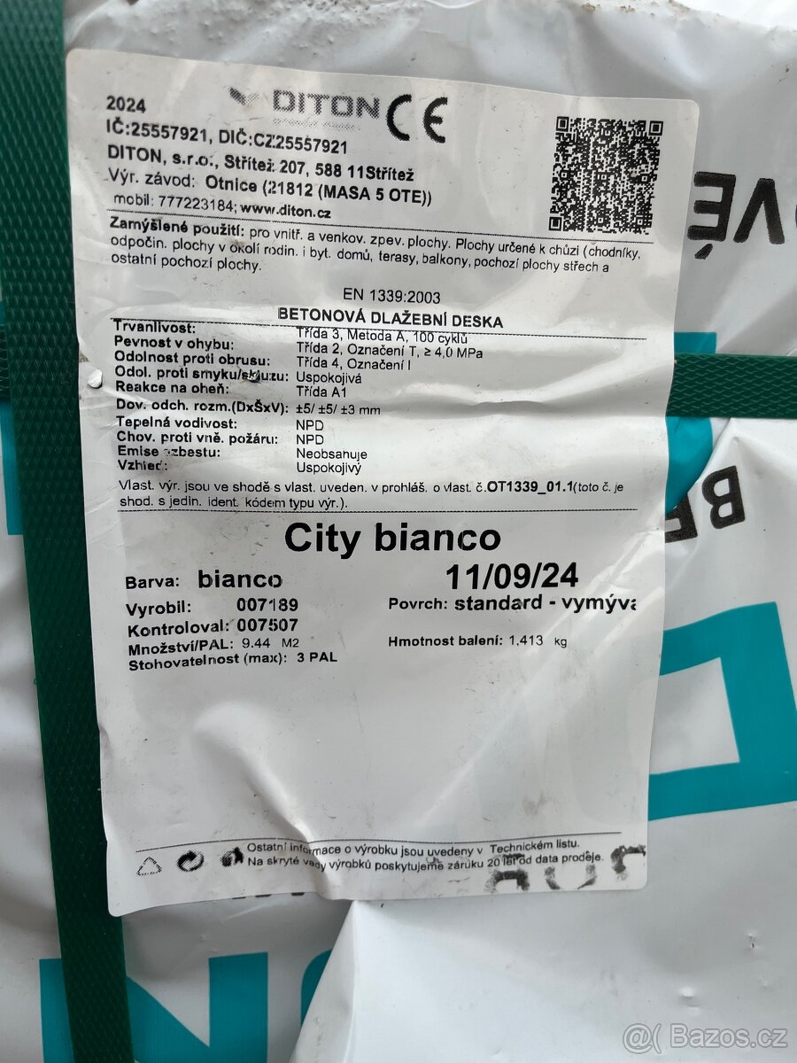 Dlazba DITON City Bianco - paleta - 3
