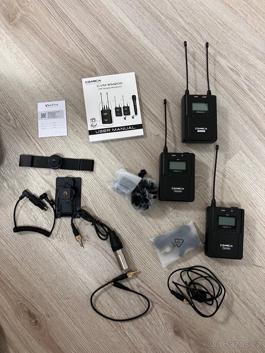 Comica Audio CVM-WM200A mikroporty (bezdrátový mikrofon) - 3