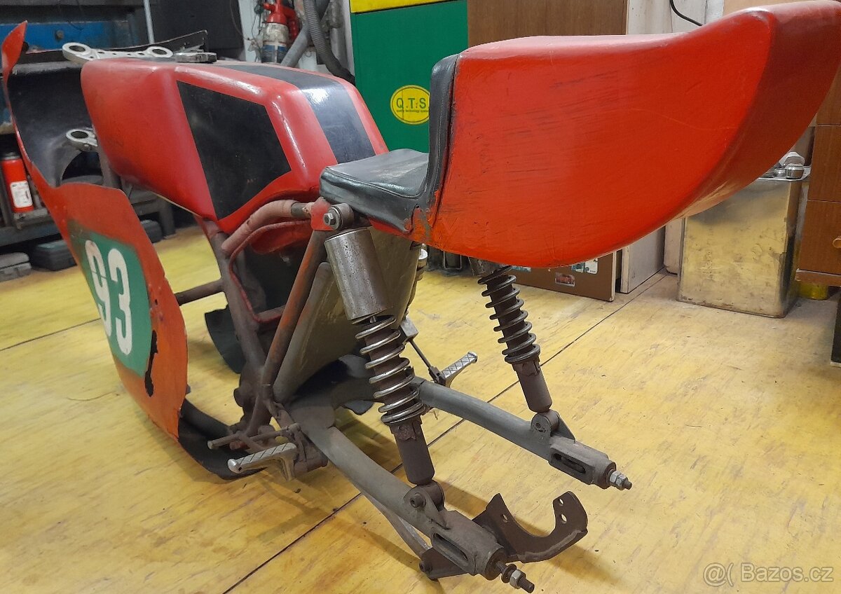 Silniční závodní motocykl MS foto info díly motor kola vidli - 3