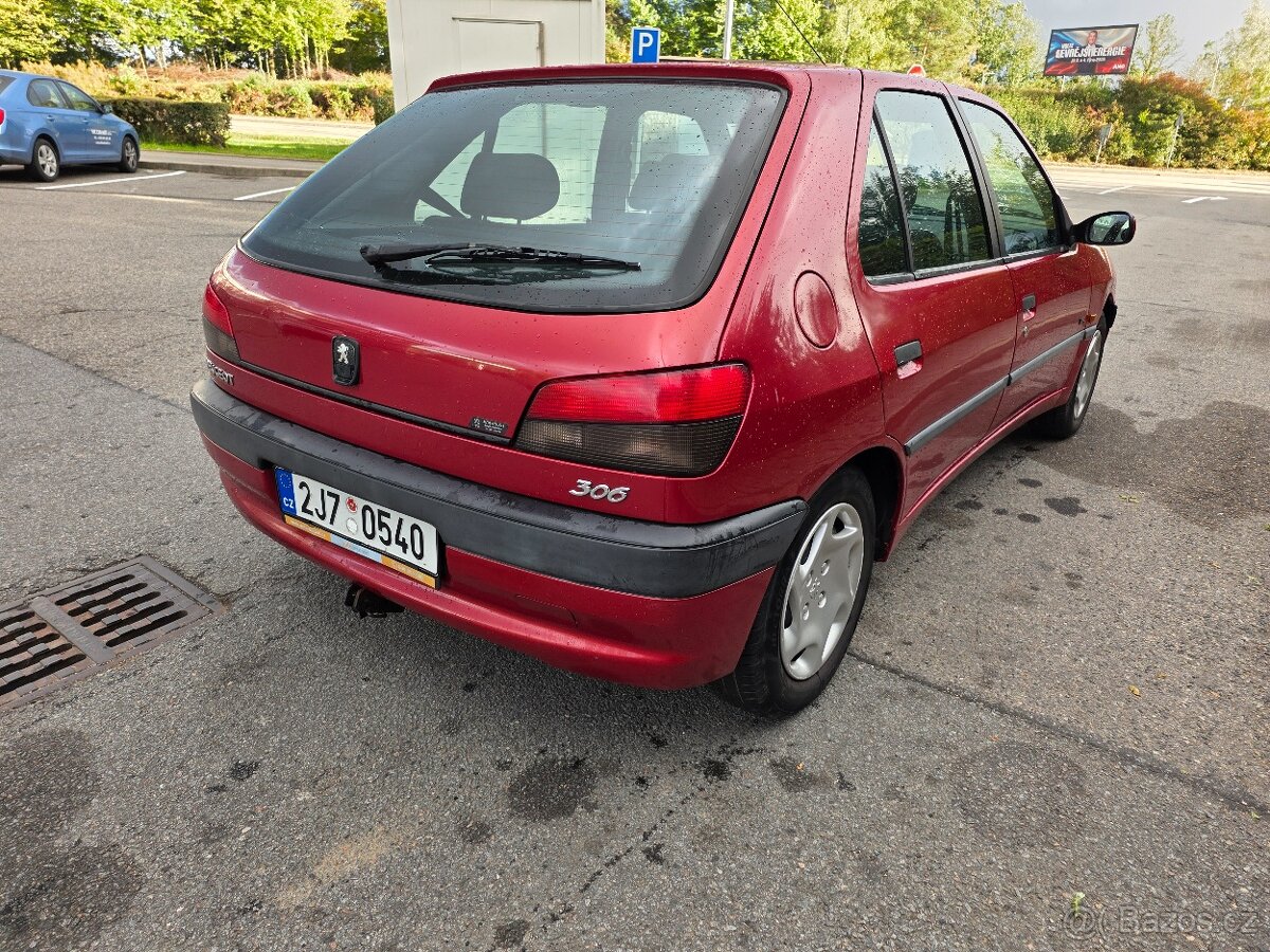 Peugeot 306 1.6 65kw bez koroze klima el.okna tažné - 3