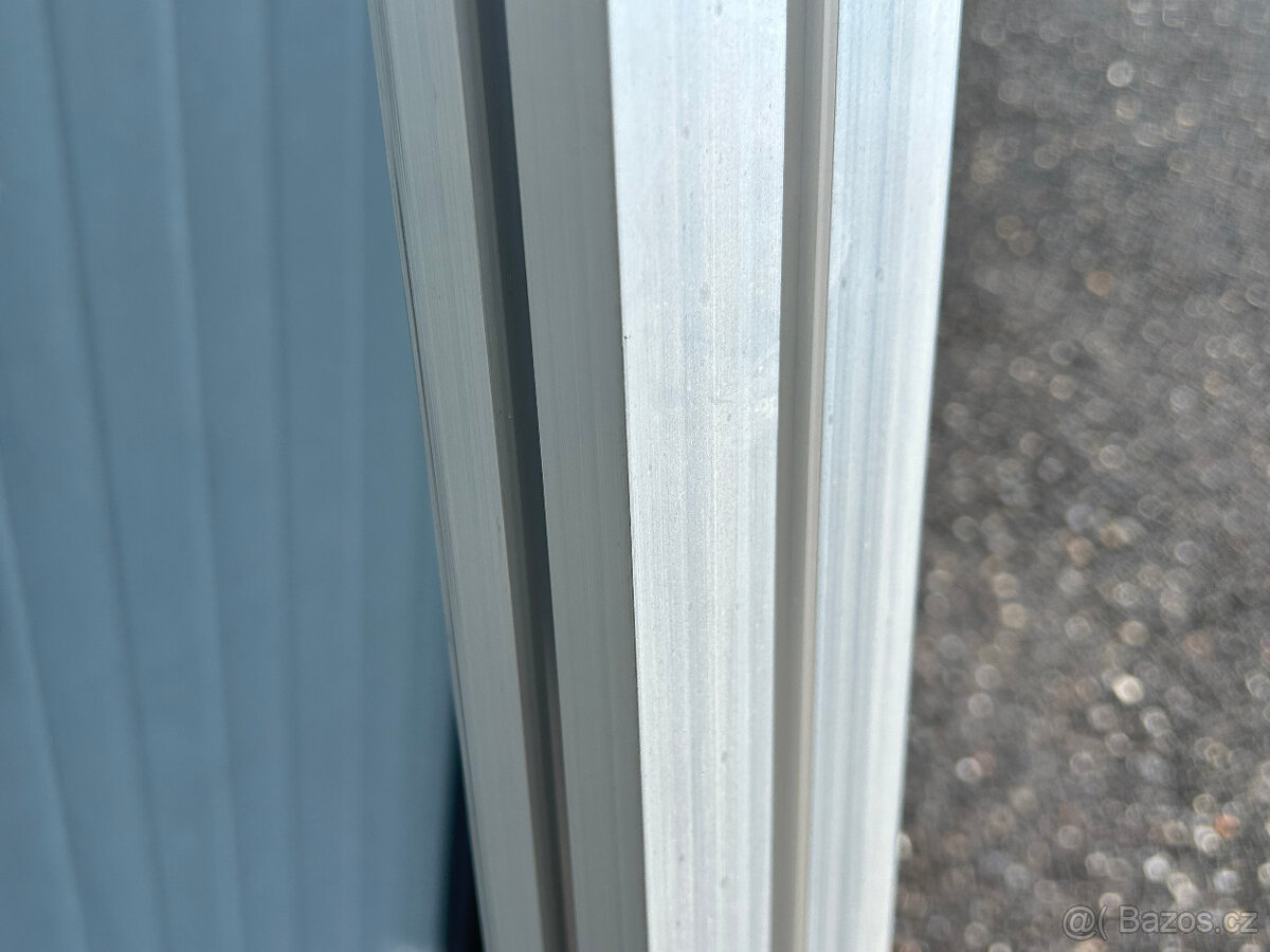 Hliníkový profil vyztužený, 80 x 40 mm, délka 440 cm - 3