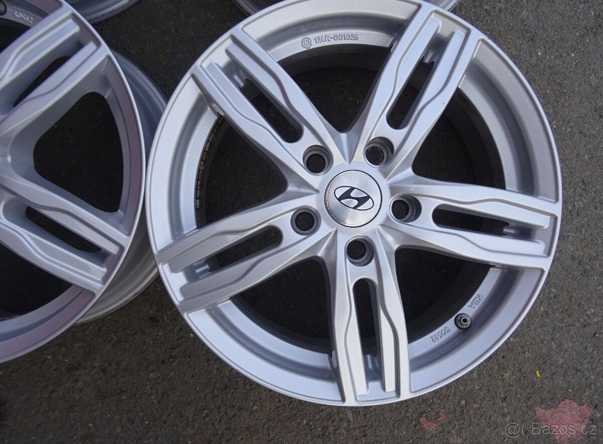 Alu disky na Hyundai, 16", 5x114.3, ET 45, šířka 6,5J - 3