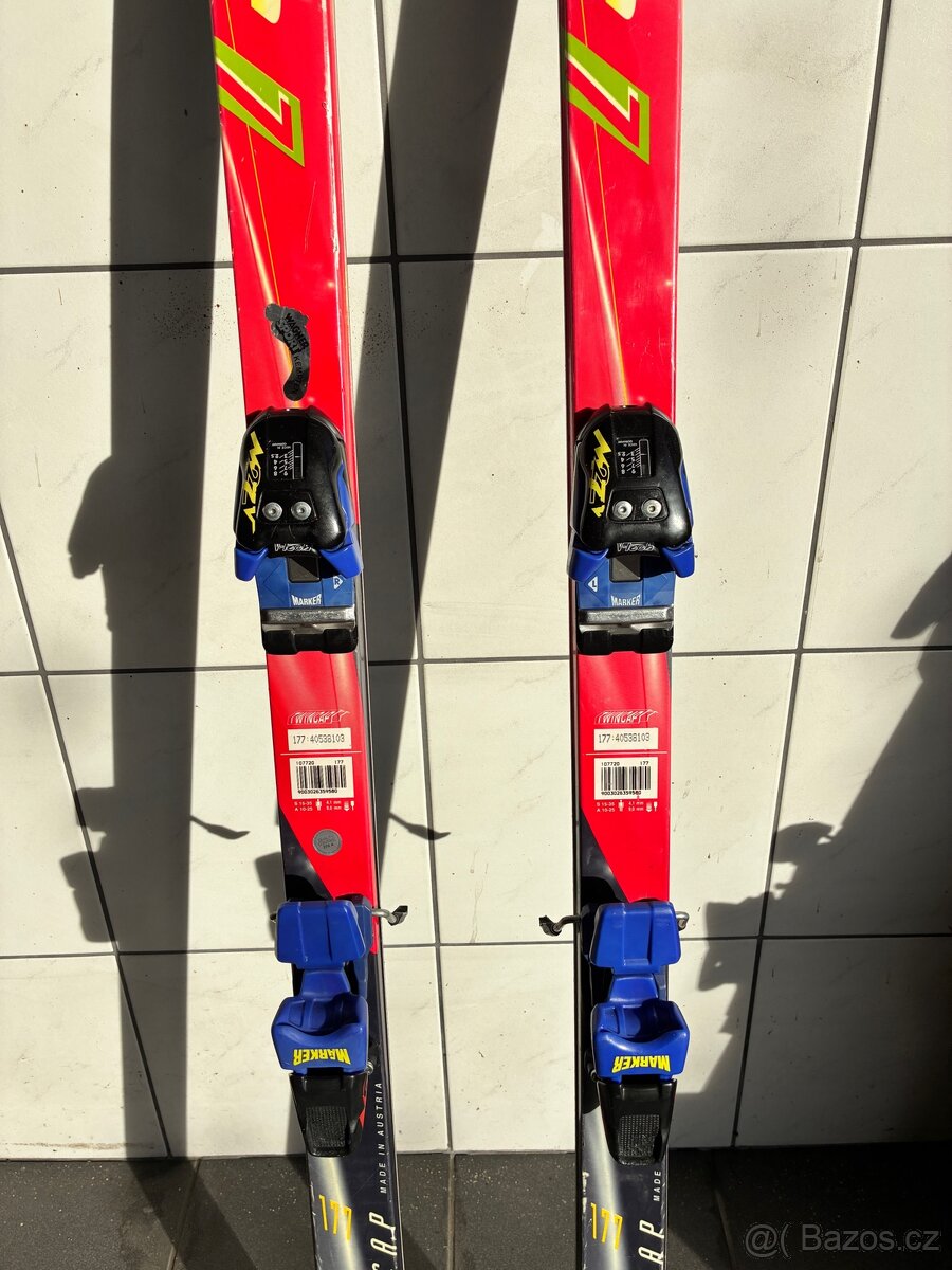 Atomic ATC 1 Twincap – sjezdové lyže 177 cm + vázání Marker - 3