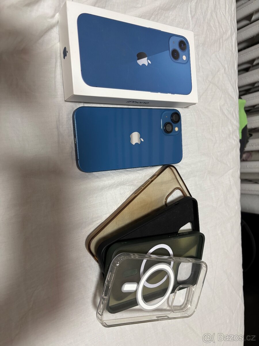 Iphone 13 TOP stav 128 GB Modré barvy - 3