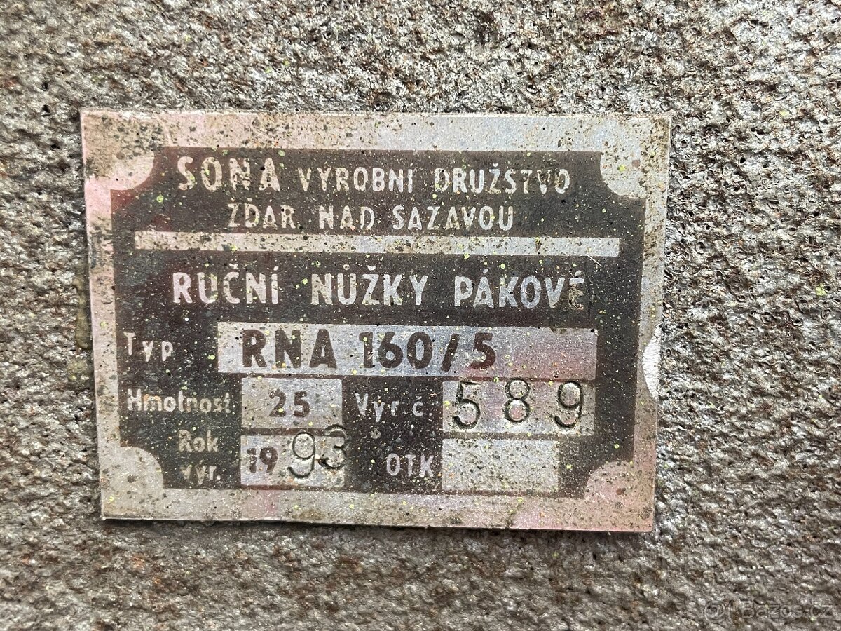 Ruční pákové nůžky - 3