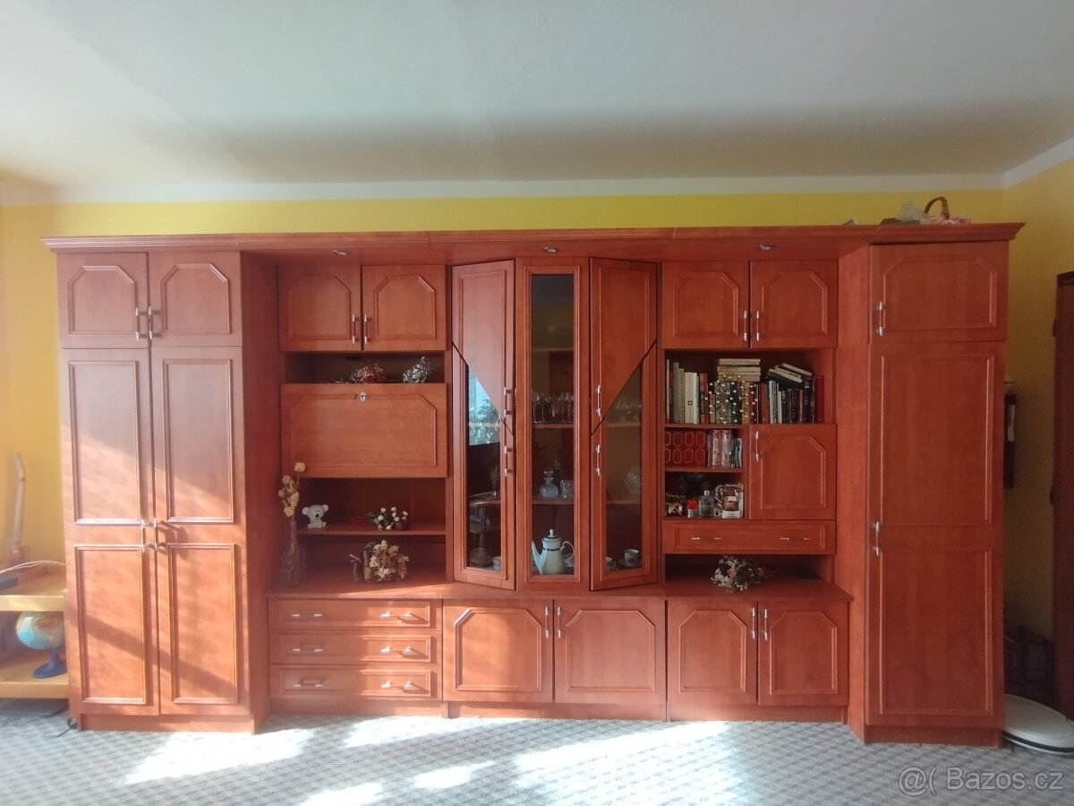 Hnědá obývací stěna 5 části - 3