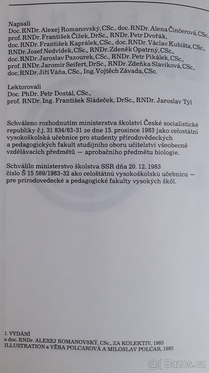 Obecná biologie - 3