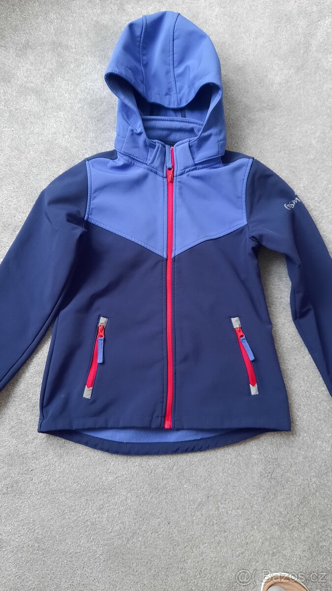 Softshellová bunda pro holku, vel. 134/140. - 3