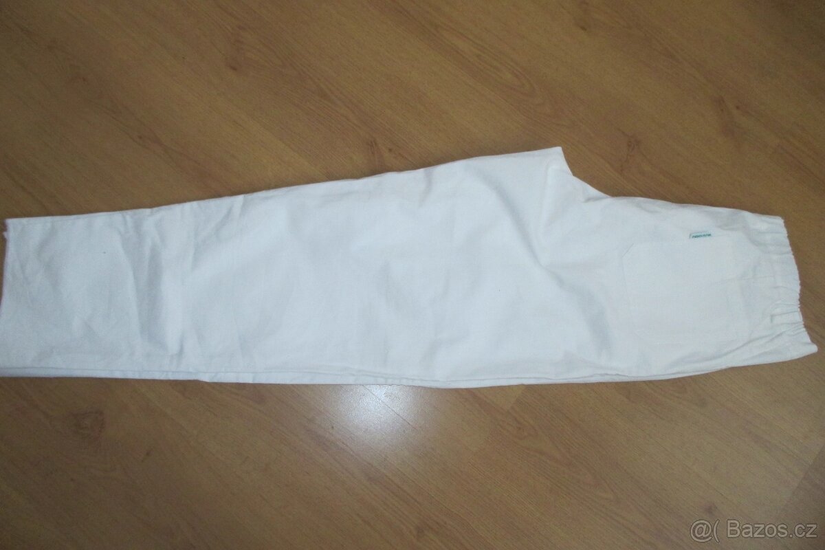 Bílé kalhoty dámské pracovní - 3