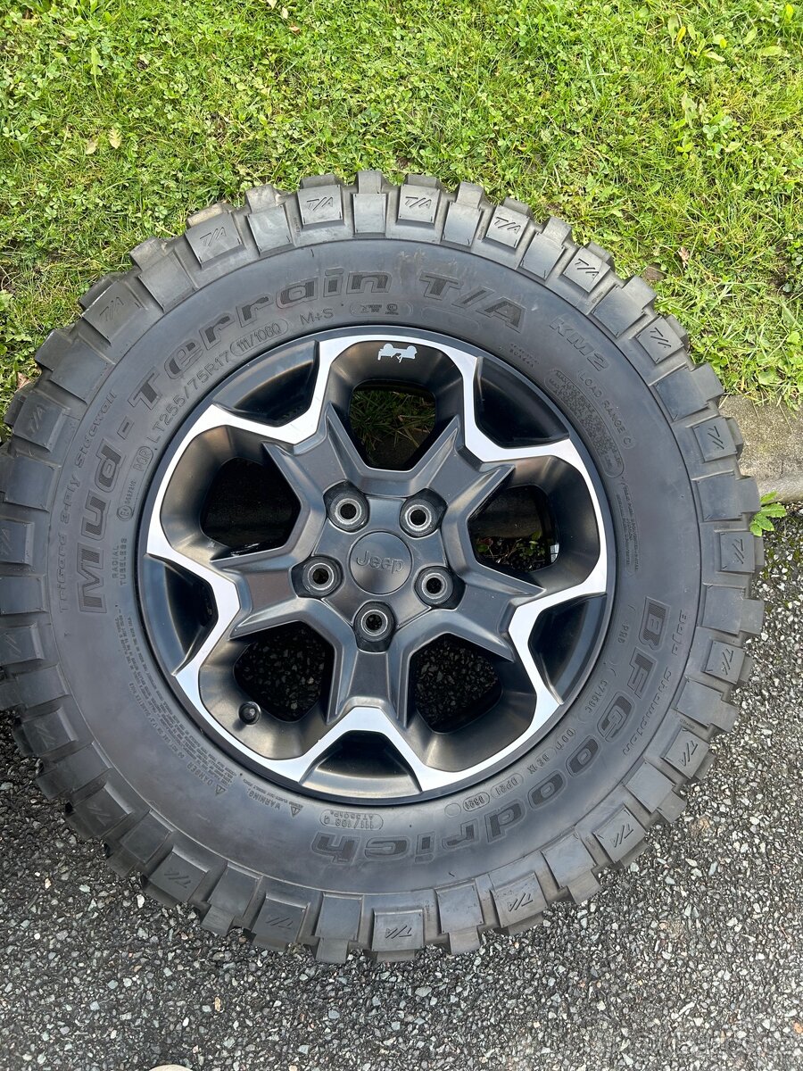 Aludisky originál Jeep Wrangler r17 Rubicon