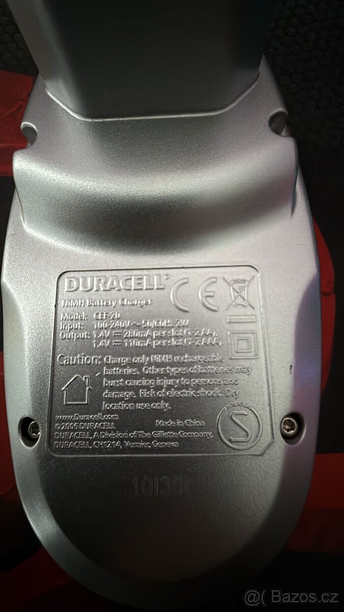 Duracell baterry charger cef-20 Nimh - 3
