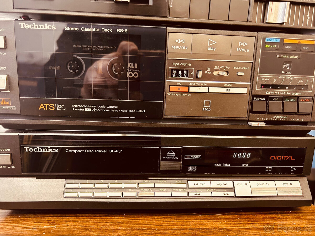 Technics midi sestava SU5A.ST8,RS6,SL-Q5,SL-PJ1,SB-X300A - 3