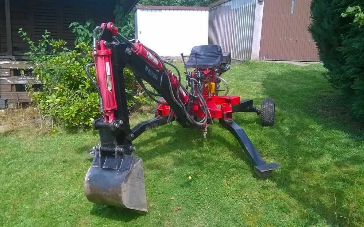 Minibagr, rypadlo-nakladač, kráčející bagr Jansen MB 300 plu - 3