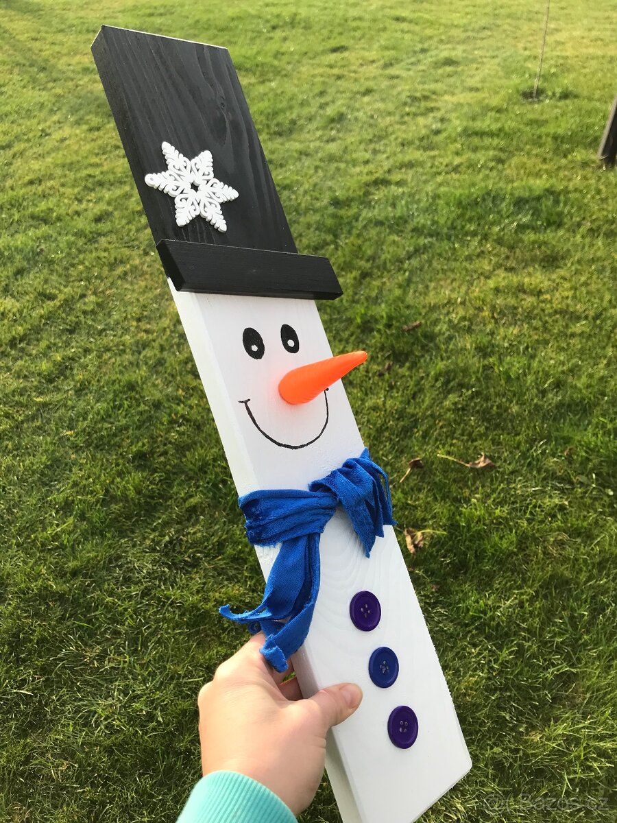 Sněhuláci - vánoční dekorace - 3