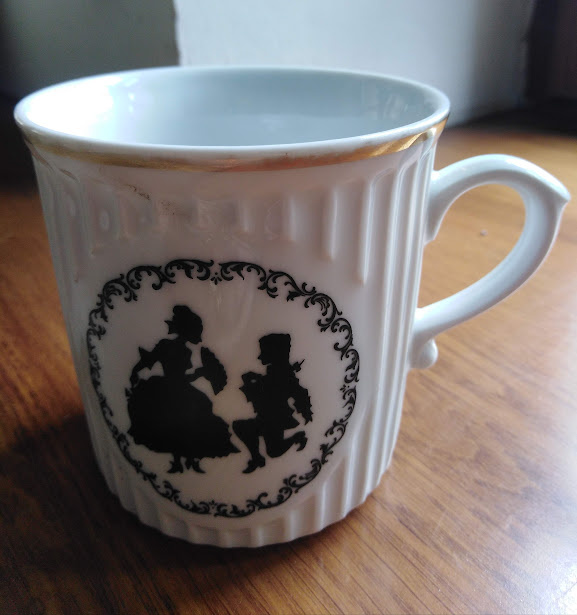 Retro hrnky ROKOKO Dubí kol. r. 1970 - 3