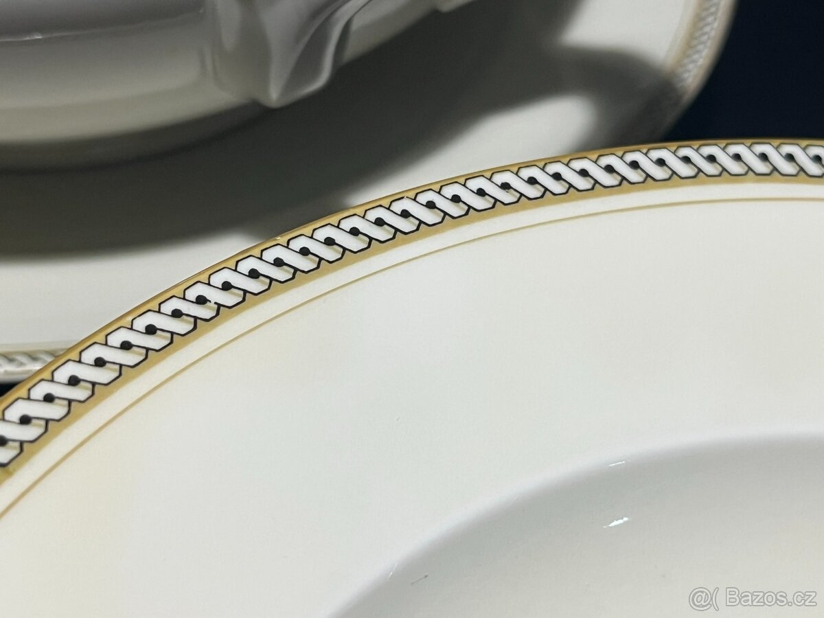 Starožitná jídelní porcelánový servis Altrohlau - 3