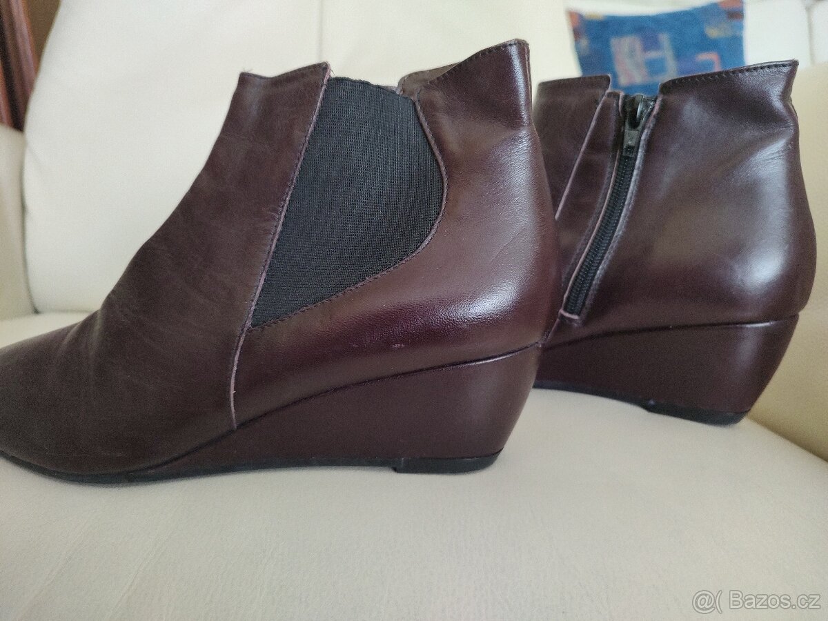 Kotníčkové boty na platformě vel. 40 - 3