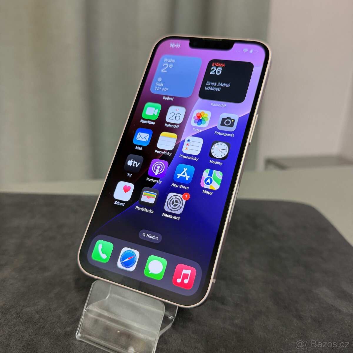 iPhone 13 128GB růžový, pěkný stav, 12 měsíců záruka - 3