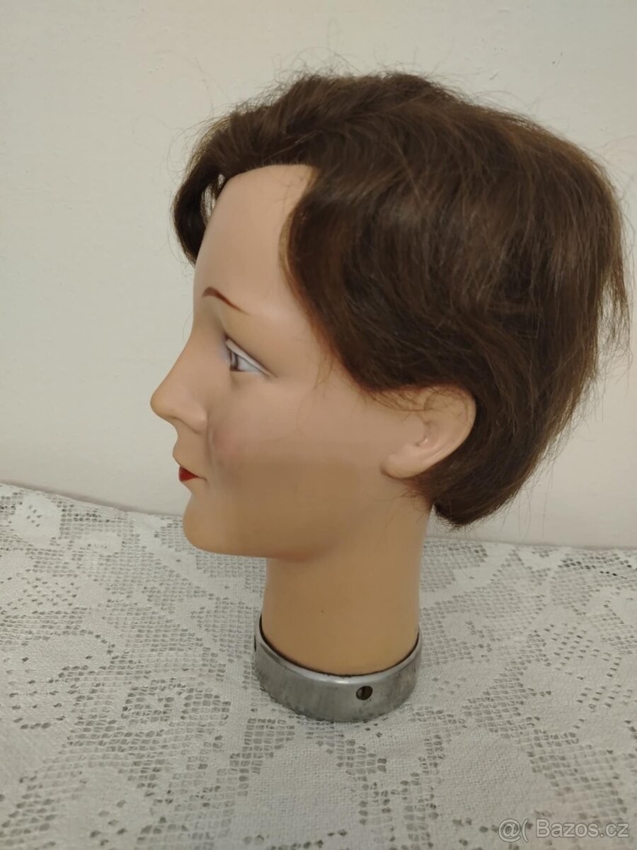 Starožitná figurína hlava - 3