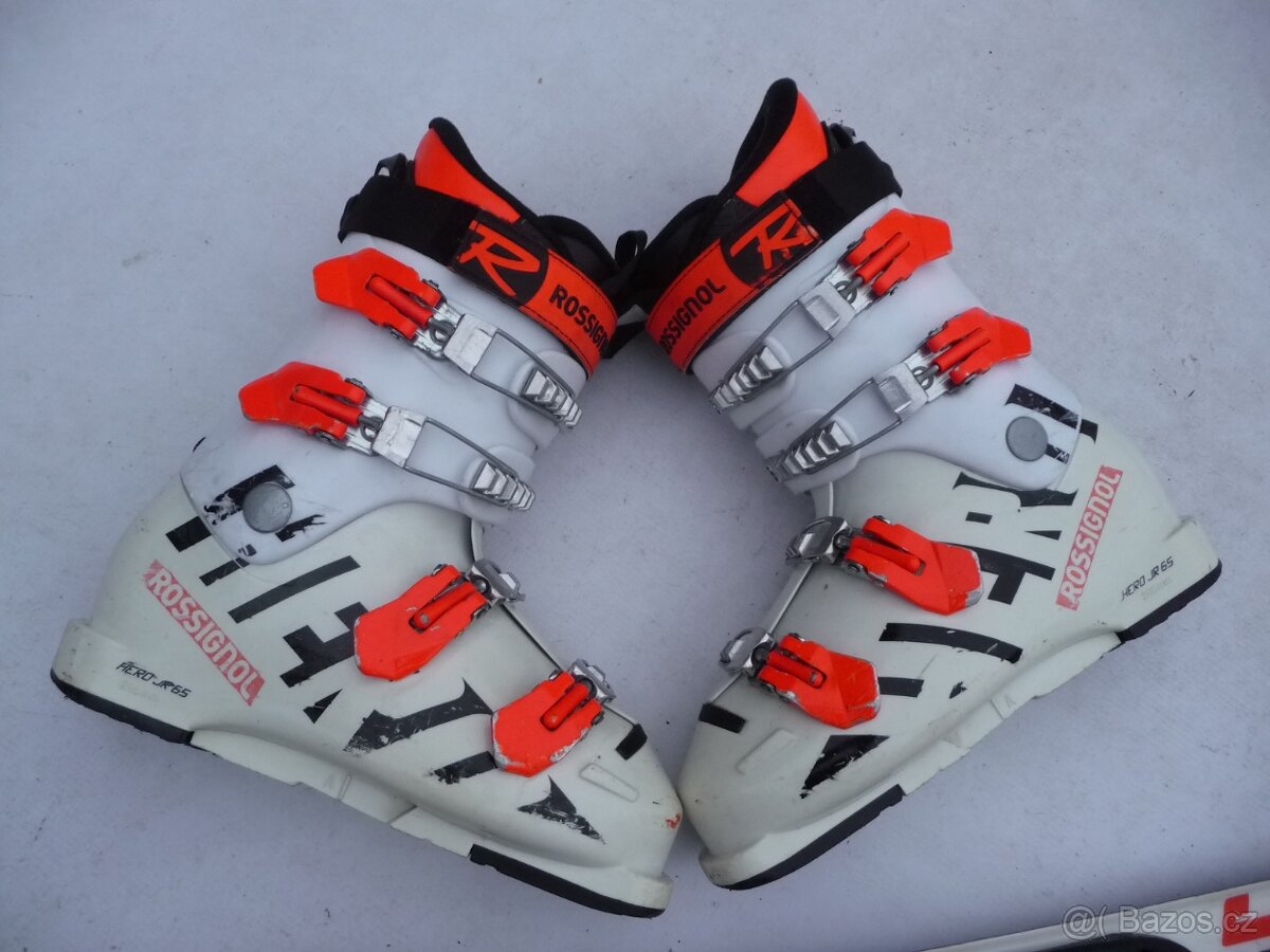 289. Lyže ROSSIGNOL - 130 cm + boty ROSSIGNOL 38eu - set - 3