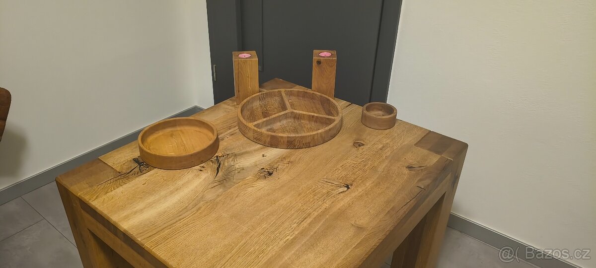 Konferenční stolek dub rustikal - 3