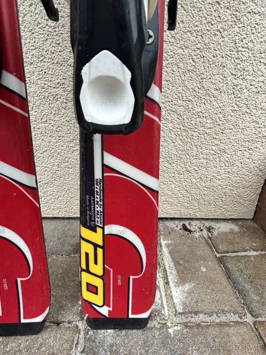 Dětské lyže Atomic s vázáním 120cm - 3