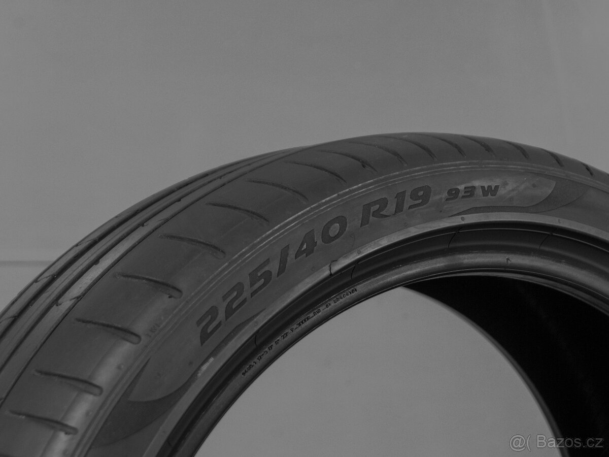 Použité letní pneumatiky Pirelli 225/40/19, 2ks (1520TK) - 3