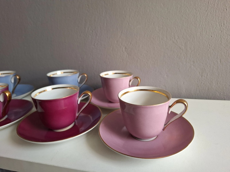 Porcelánové šálky sada - 3