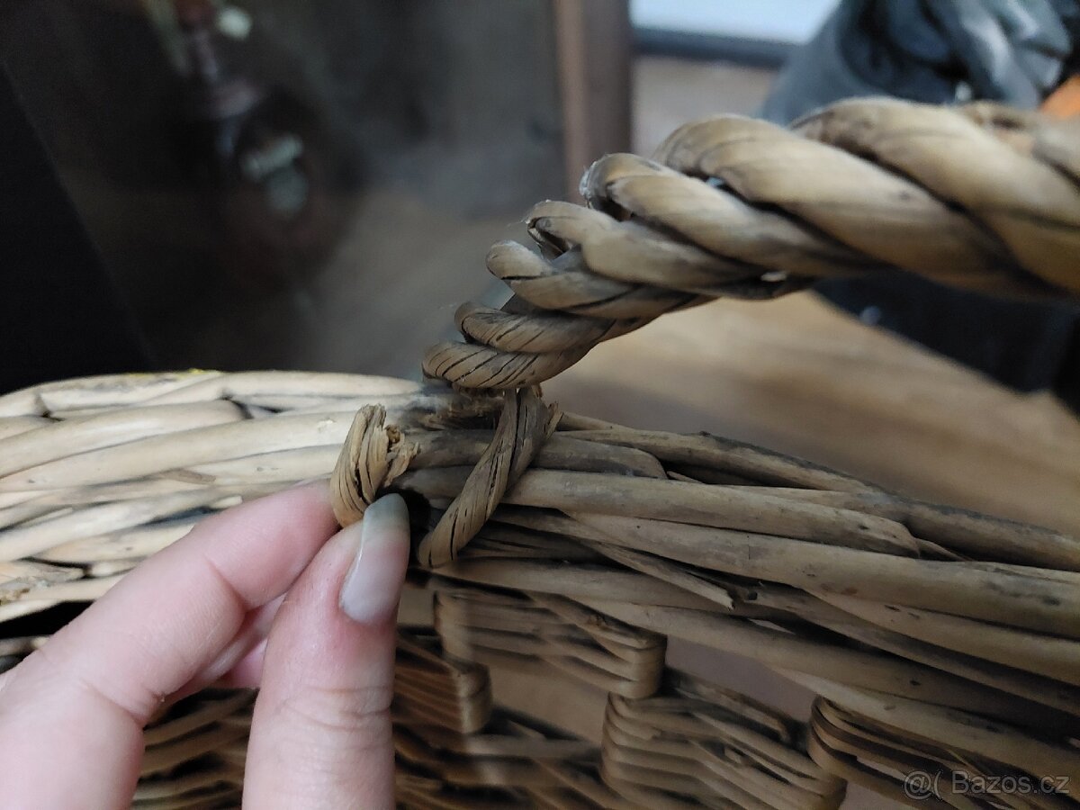 Starý proutěný koš - 3