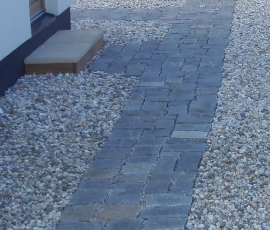 Žulová dlažba, krajníky - 3