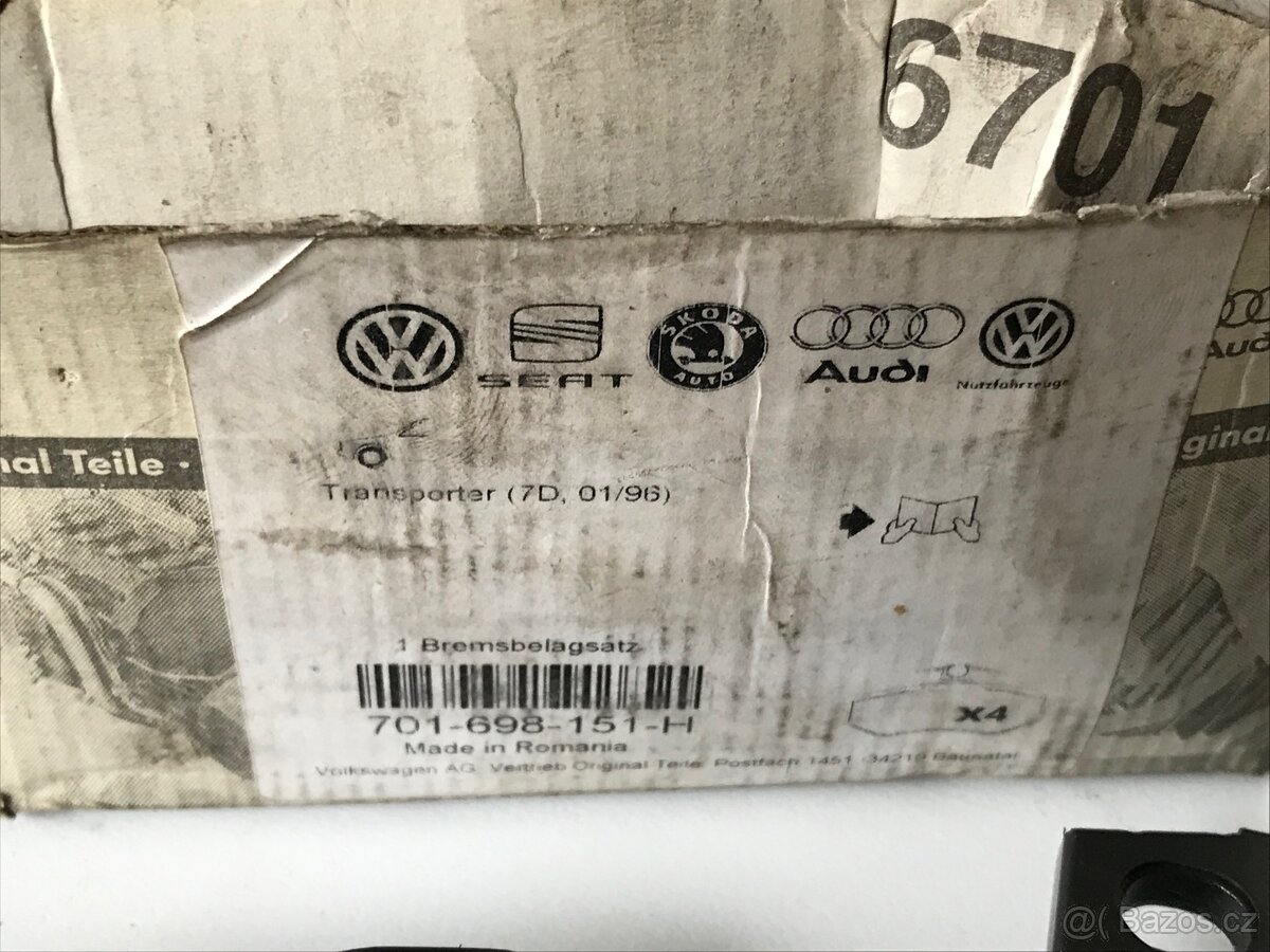 Přední brzdové desky VW T4 originál - 3