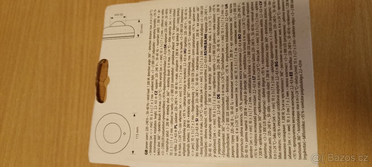 Čidlo pohybu EMOS - 3
