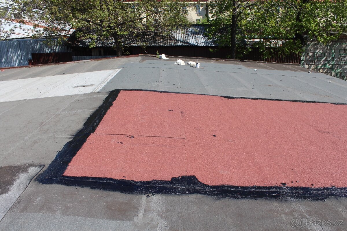 Oprava plochých střech garáží. - 3