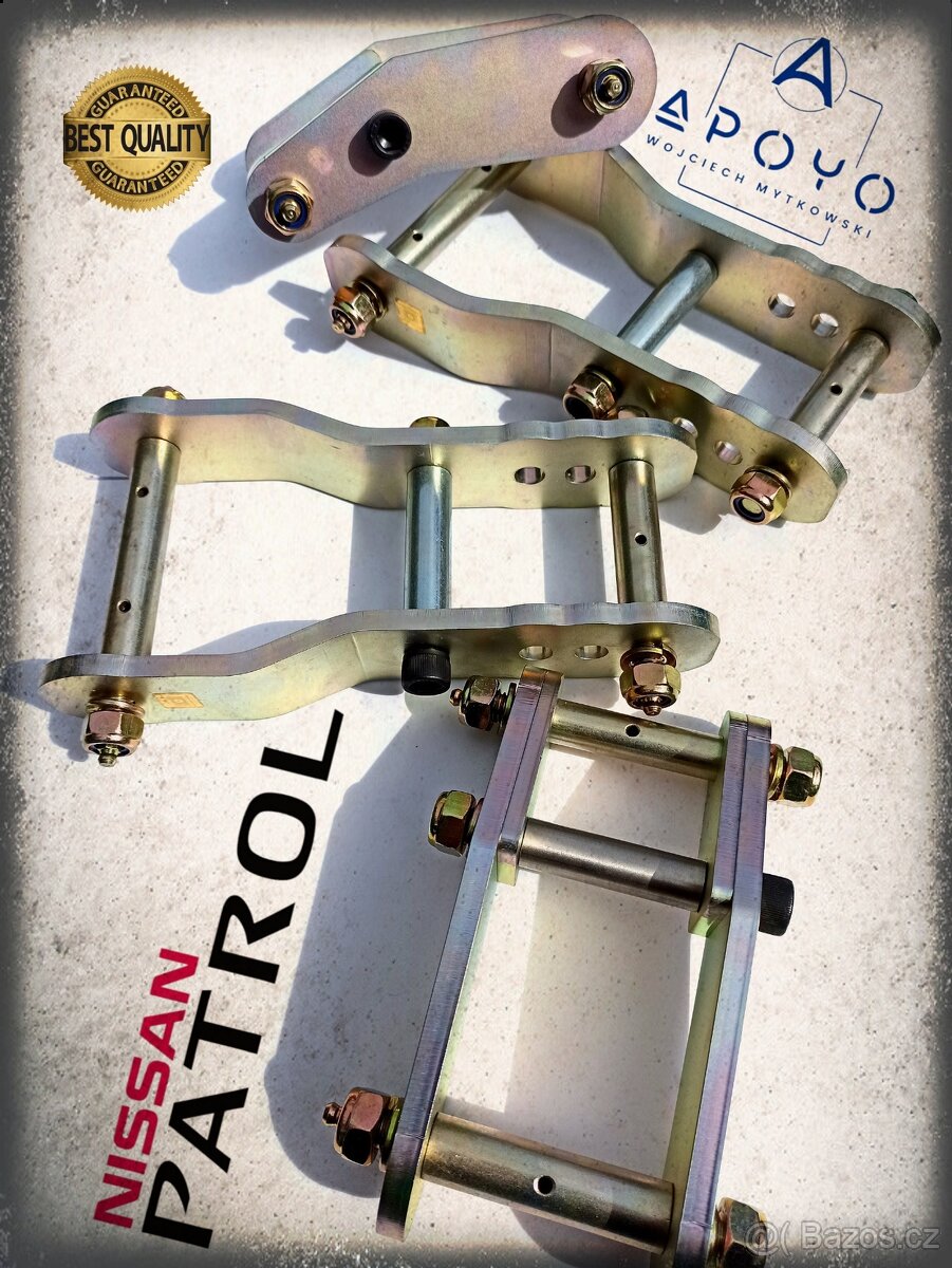 HOUPAČKA LISTOVÉHO PERA NISSAN PATROL K160/260 + Polybush