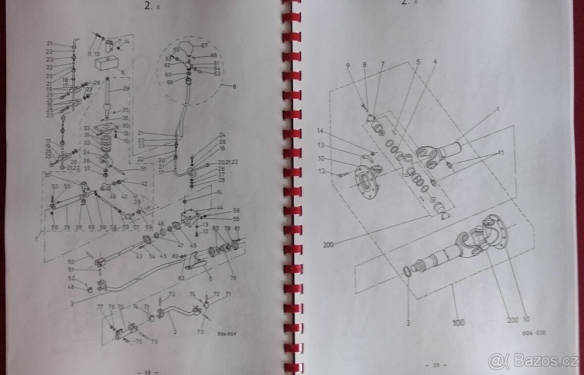 Katalog ND Liaz 151. 261 - 150.261 a převod. Praga 10P80.36 - 3