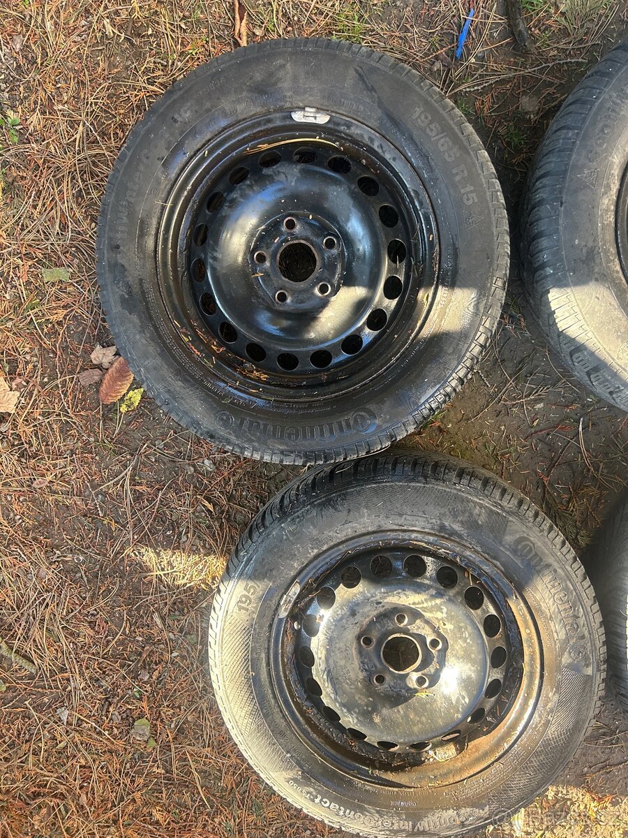 5x112 4ks zimní kol R15 s pneu 195/65/15 - 3