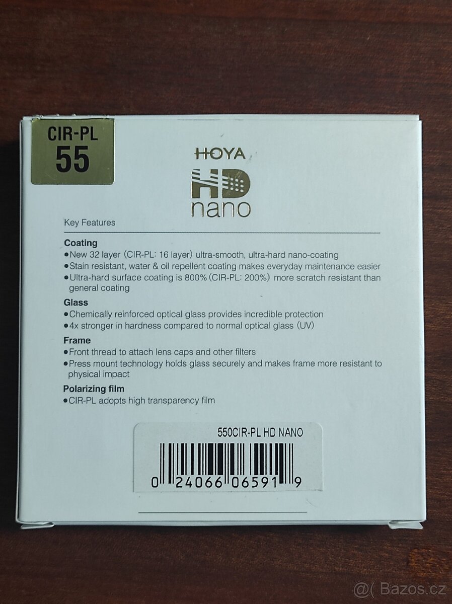 Filtr Hoya HD nano CIR-PL 55 mm - 3