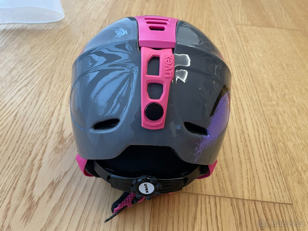 Dětská lyžařská přilba UVEX 46-51cm + brýle - 3