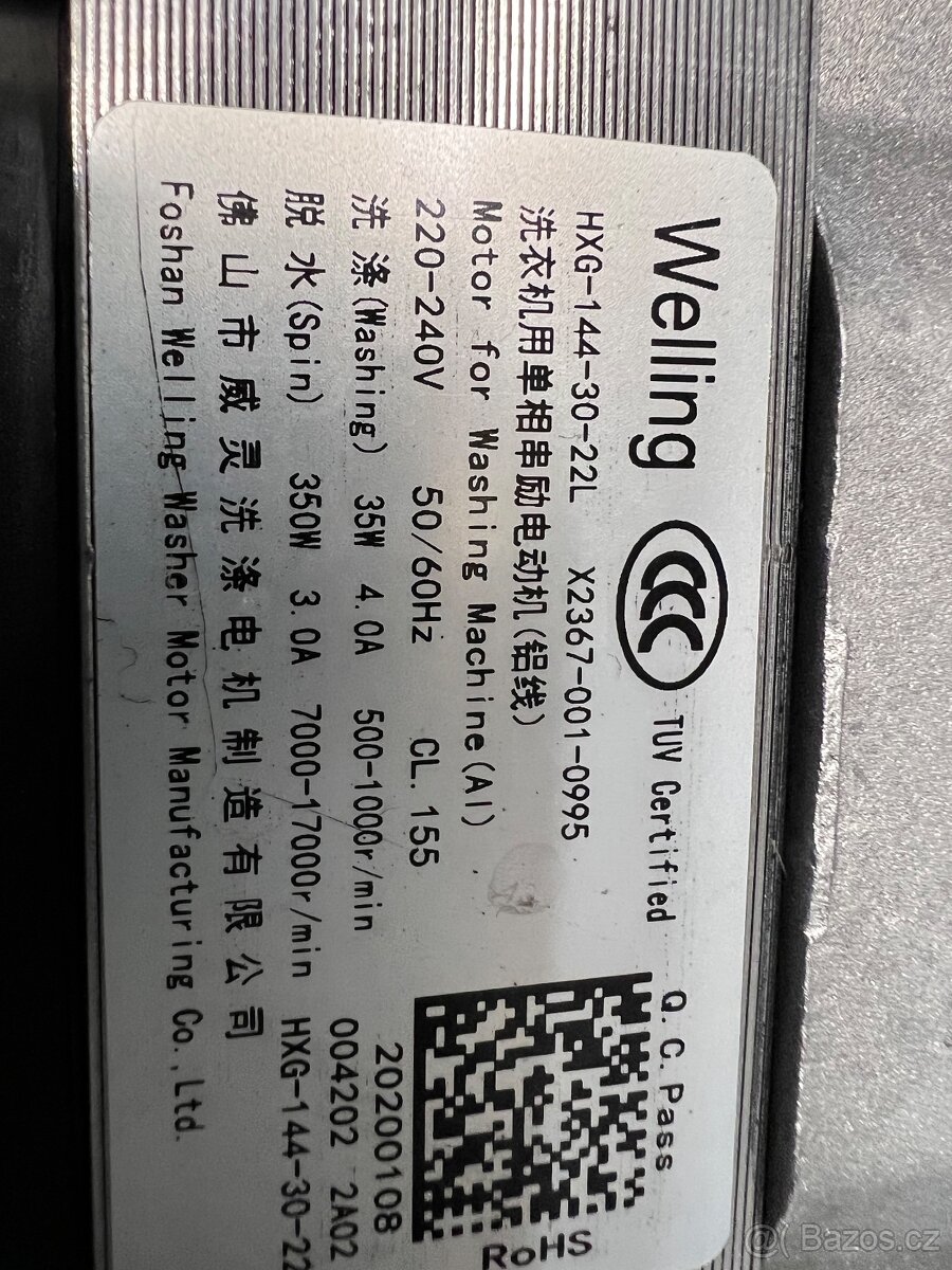 Motor z pračky ECG - 3