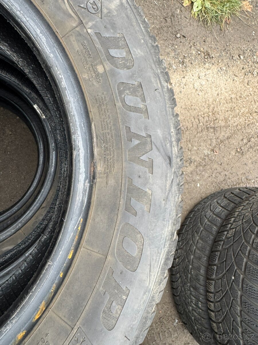 1007. 4x zimní pneu dunlop 195/65 r15 (cca 6 mm) - 3