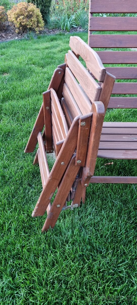 Prodám dřevěný zahradní nábytek - 3