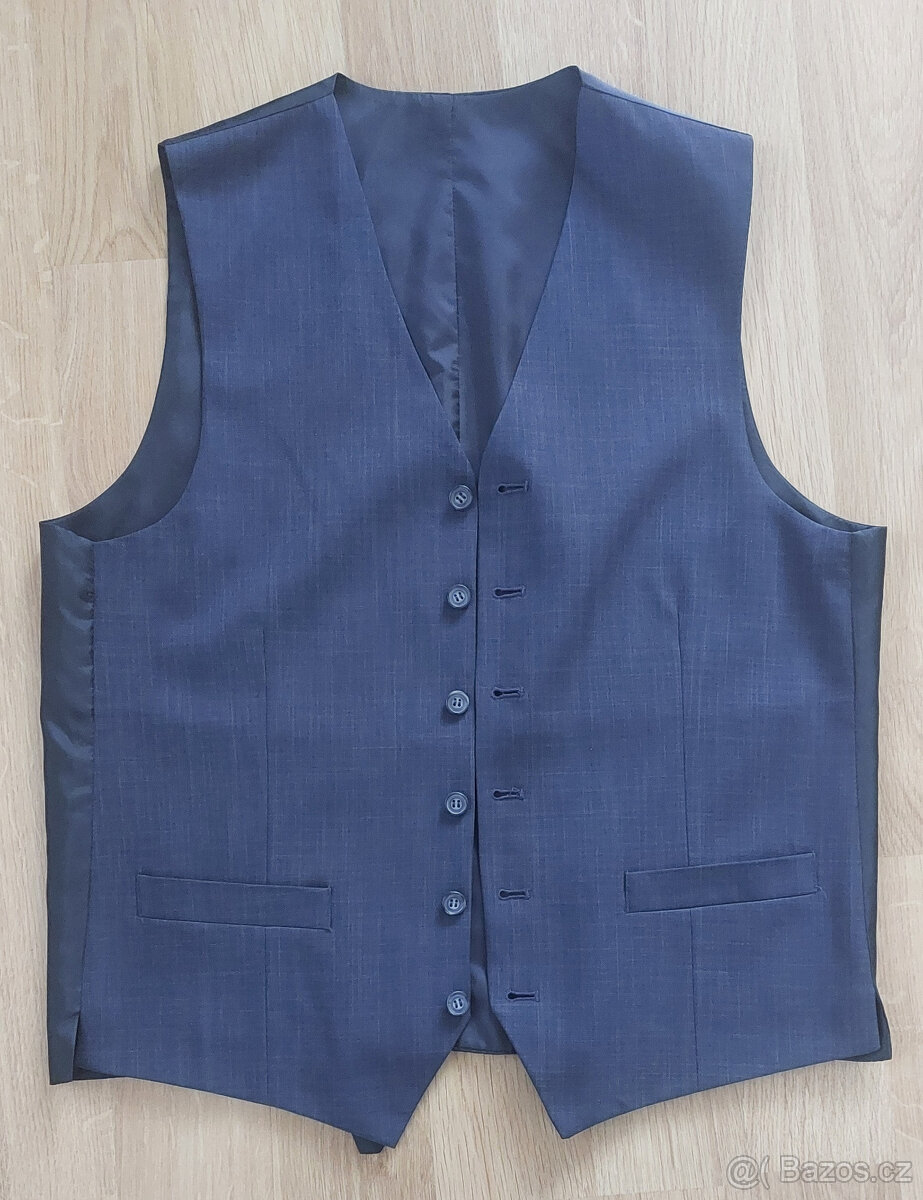 Pánský oblek, sako + kalhoty + vesta - 3