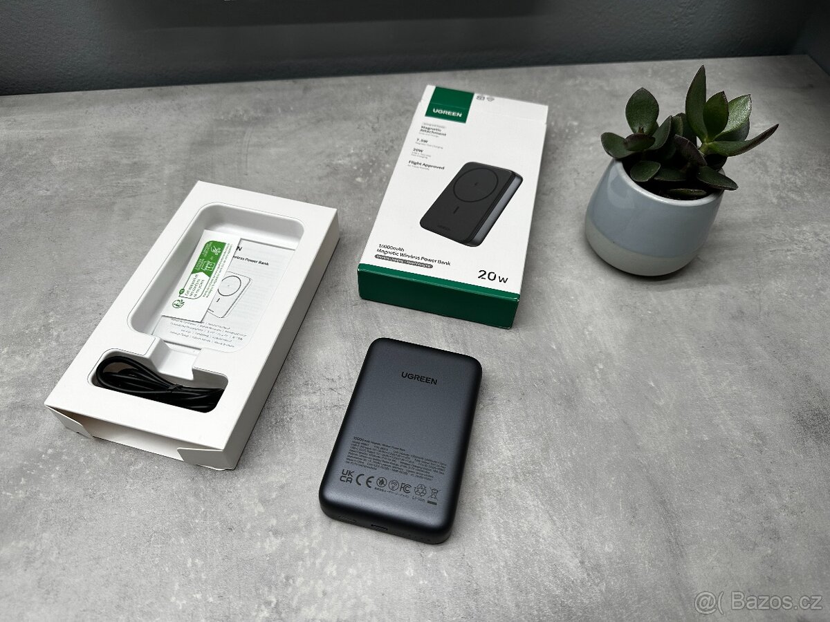 Nová UGREEN 10000mAh Magnetic Wireless Power Bank - 3